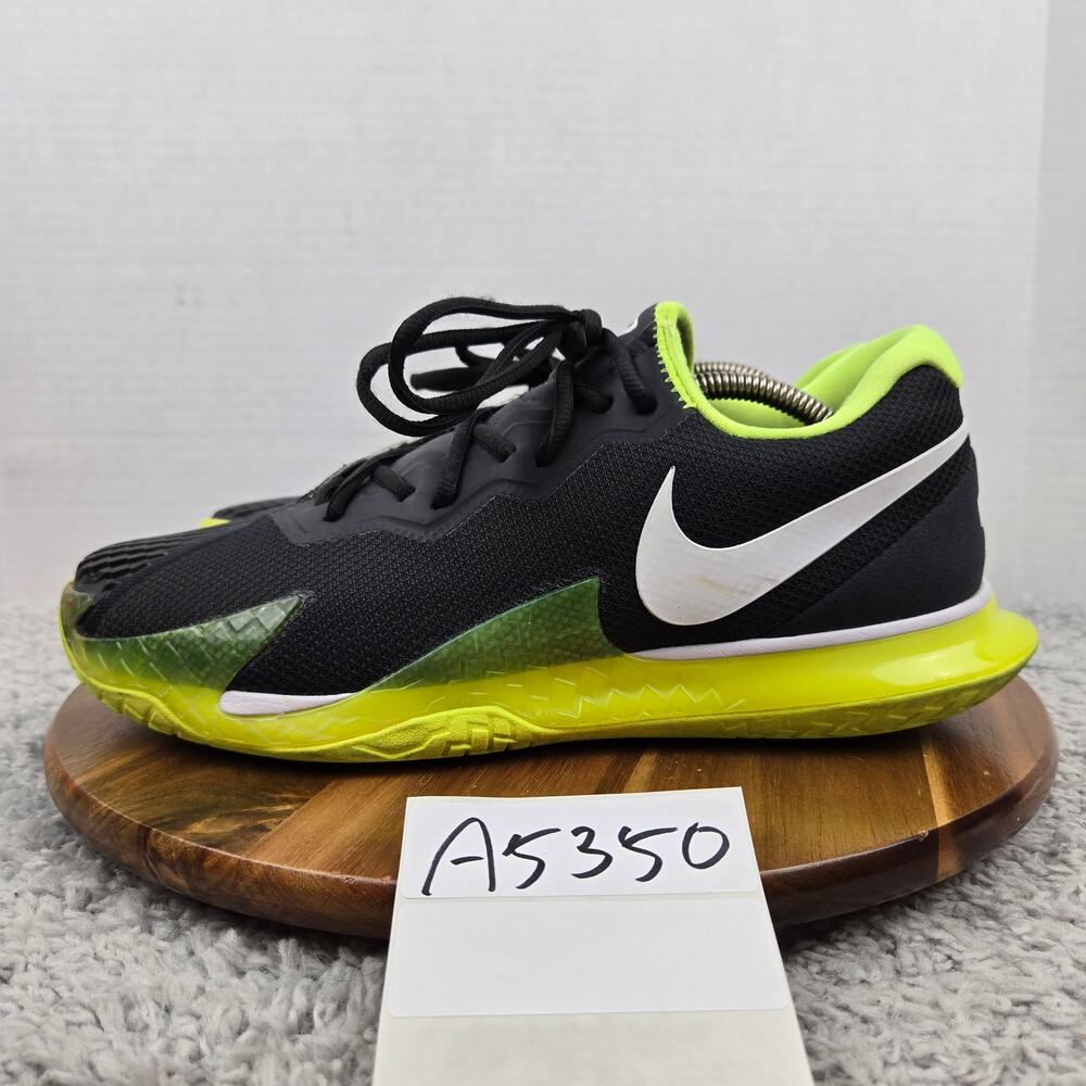 Nike Mens 9.5 Court Air Zoom Vapor Cage 4 Rafa Off Noir Volt Tennis DD1579-002